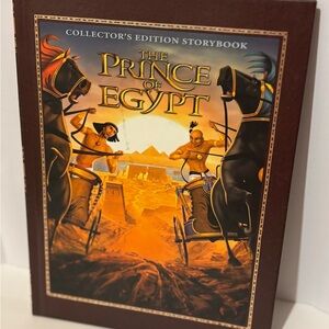 Dreamworks The Prince of Egypt Collector's Edition Storybook - Brown and Gold